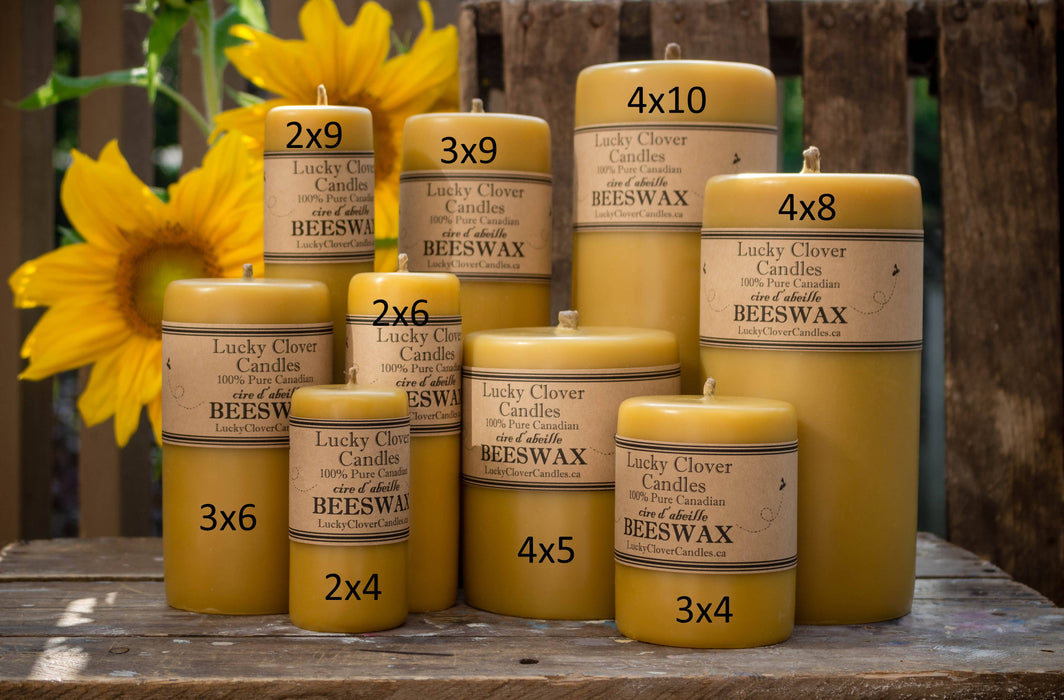 3x6 Smooth Pillars by Lucky Clover Candles