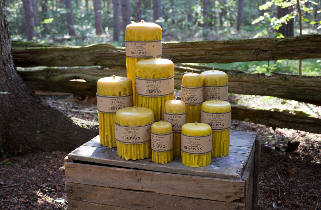 3x6 Dripped Pillars by Lucky Clover Candles